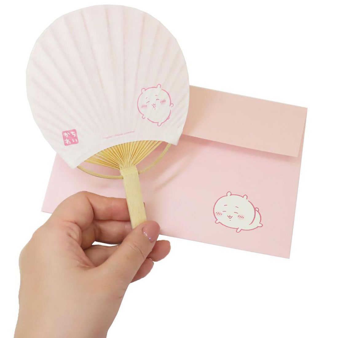 シネマコレクション cinemacollection ちいかわ サマーカード 竹うちわ 豆だより2 エンスカイ まめ竹うちわ便り 暑中お見舞い 定型外郵便 キャラクター グッズ 他