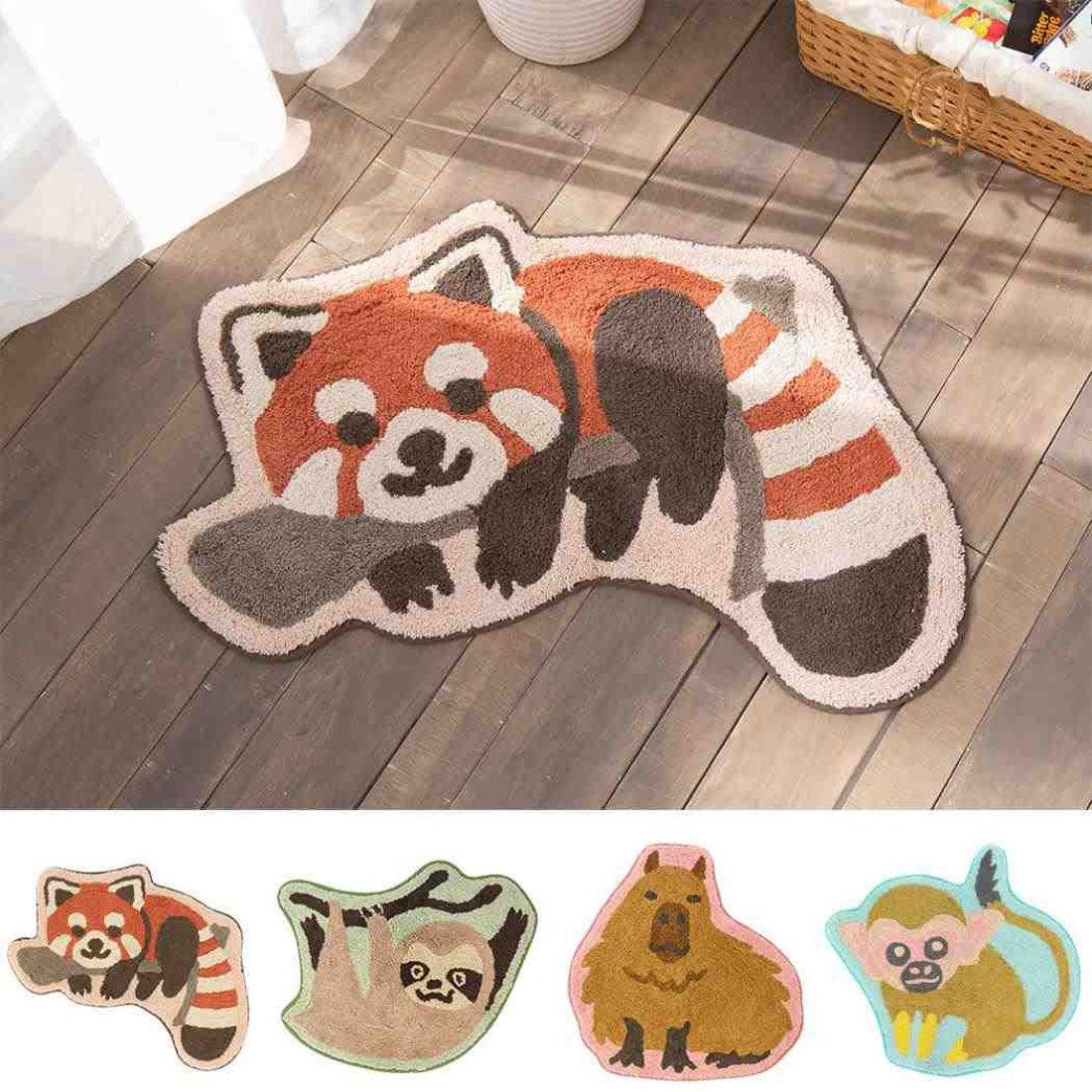 シネマコレクション cinemacollection アニマルグッズ フロアマット マット レッサーパンダ アニマル トモコーポレーション フリーマット インテリア雑貨 グッズ ブラウン