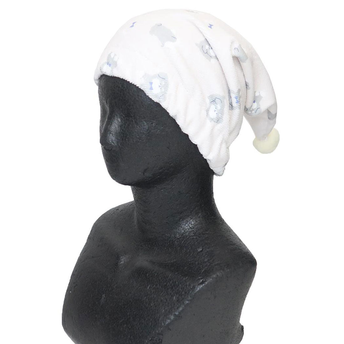 シネマコレクション cinemacollection ヘアドライタオル帽子 タオルキャップ シュナウザー ミントイン お風呂雑貨 海プール用品 グッズ ブルー