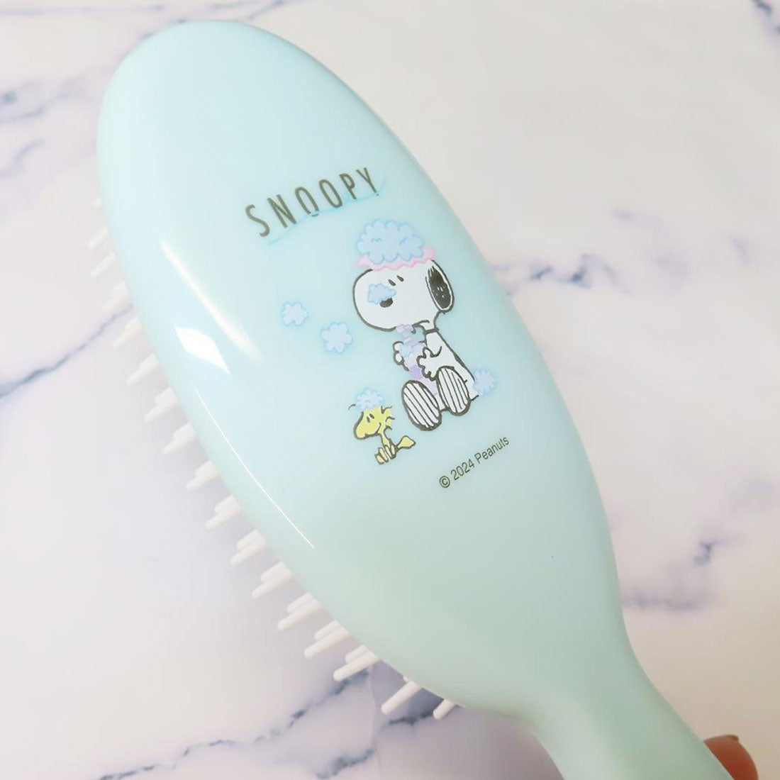 シネマコレクション cinemacollection スヌーピー ヘアブラシ オイルブラシ ぽかぽかおふろじかん ピーナッツ カミオジャパン かわいい キャラクター グッズ 【返品不可商品】 ブルー