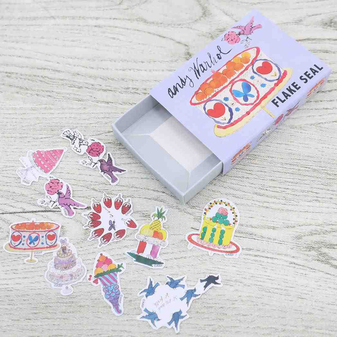 シネマコレクション cinemacollection アンディ ウォーホル ピースシール フレークシール D APJ デコレーション アートグッズ グッズ マルチカラー