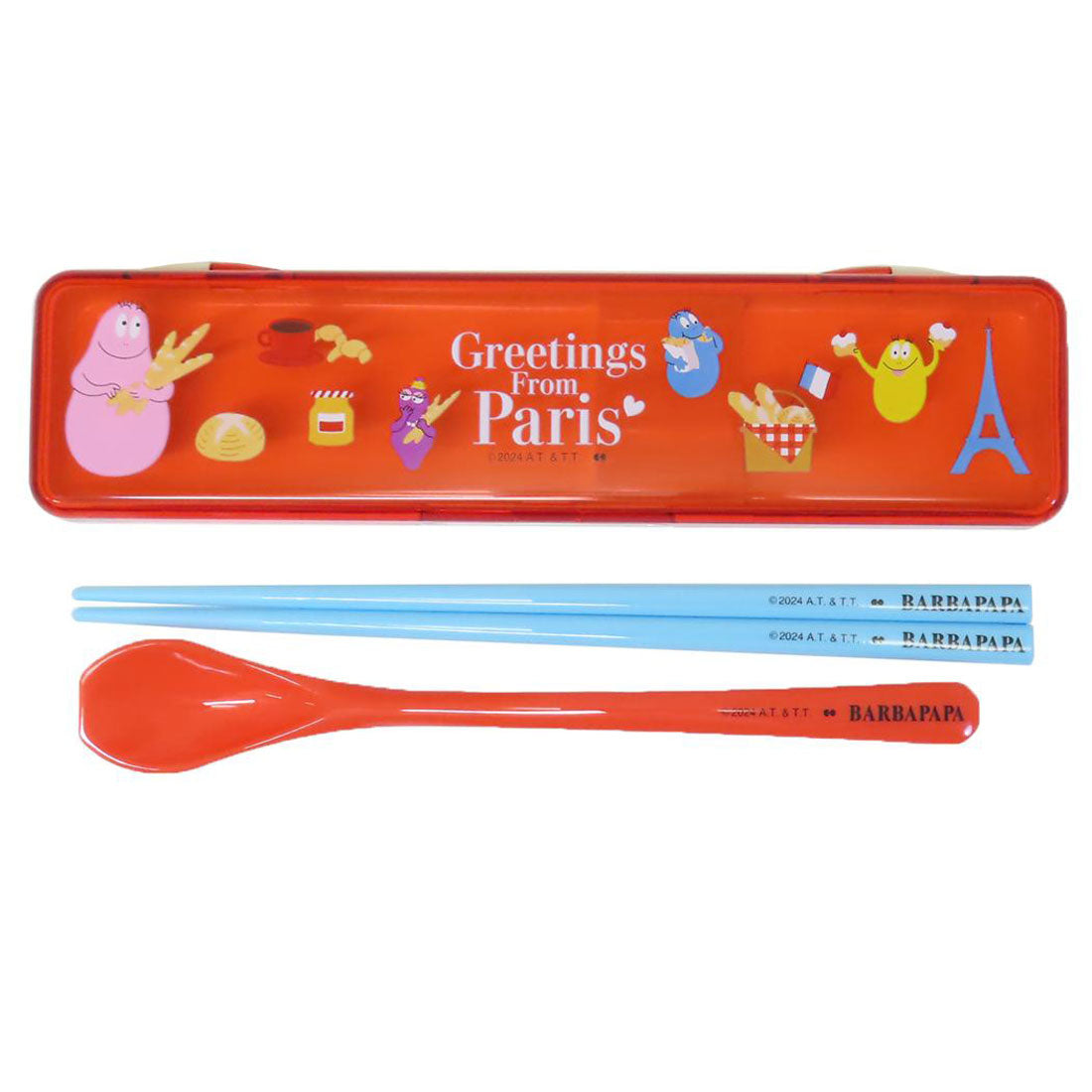 Cinema Collection Barbapapa Combo Set Chopsticks & Spoon Set PARIS SHO