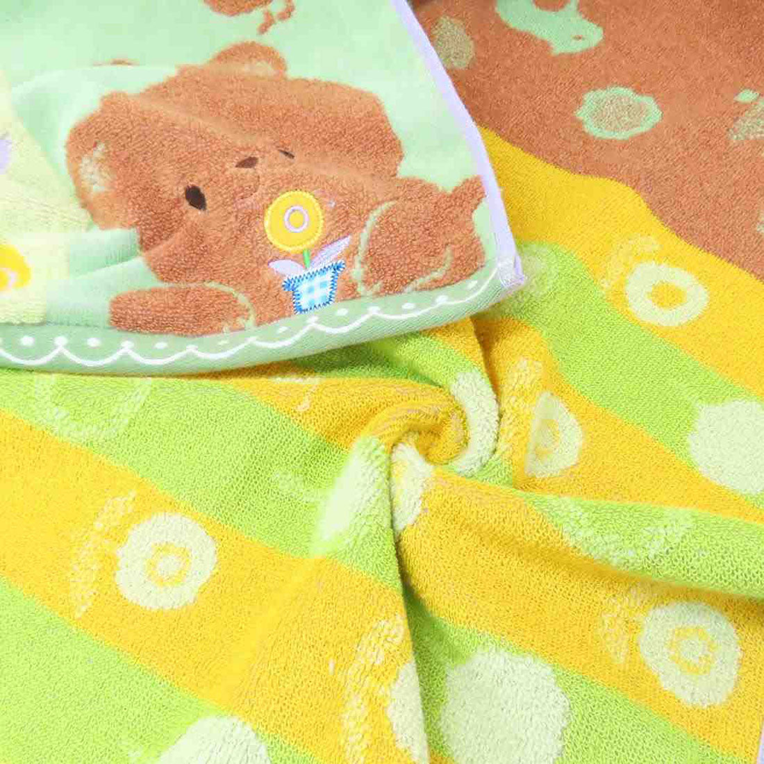 シネマコレクション cinemacollection Fu re ru バスタオル ビッグタオル ホイップクリーム クマ アニマル 日繊 お風呂タオル かわいい グッズ グリーン