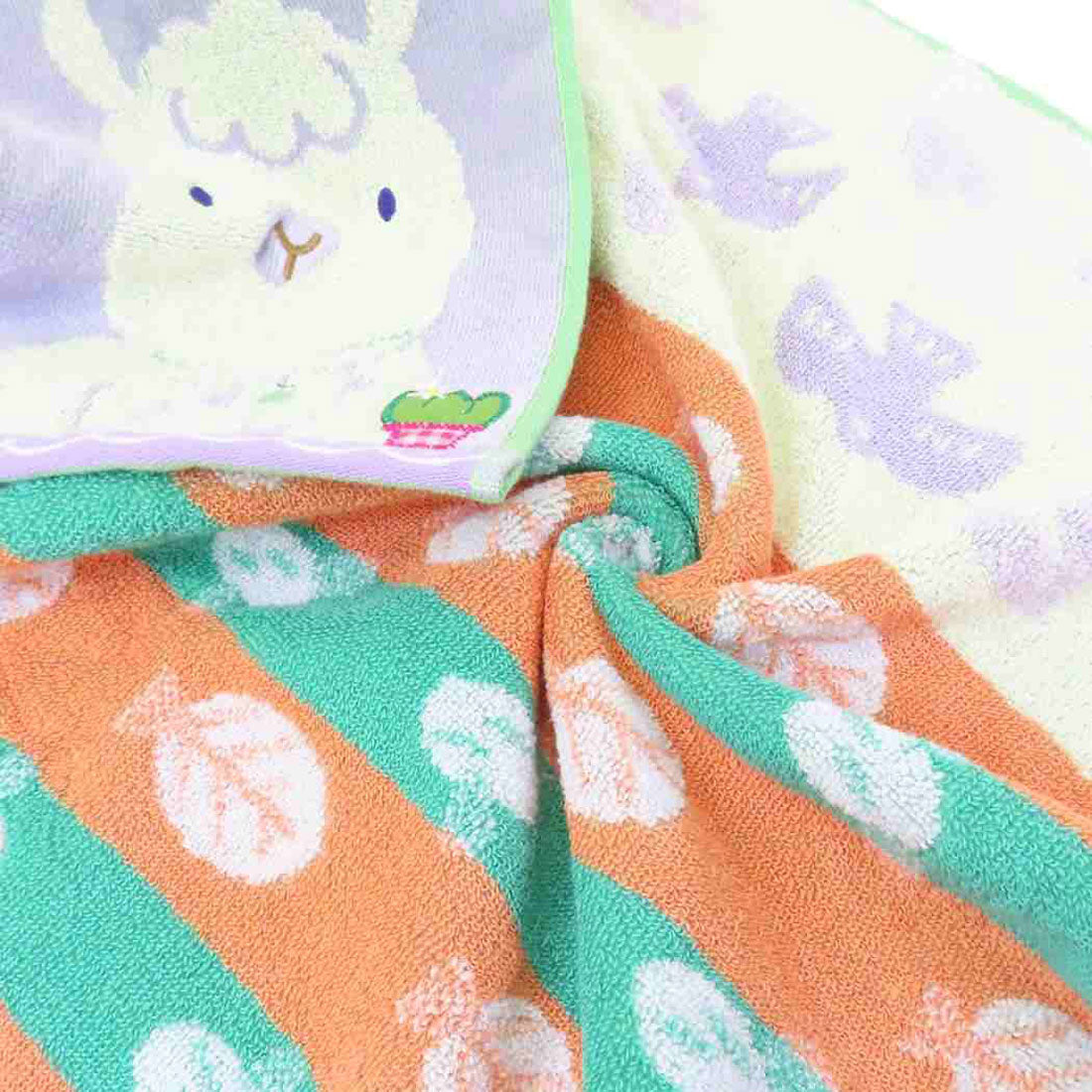 シネマコレクション cinemacollection Fu re ru バスタオル ビッグタオル ホイップクリーム アルパカ アニマル 日繊 お風呂タオル かわいい グッズ パープル