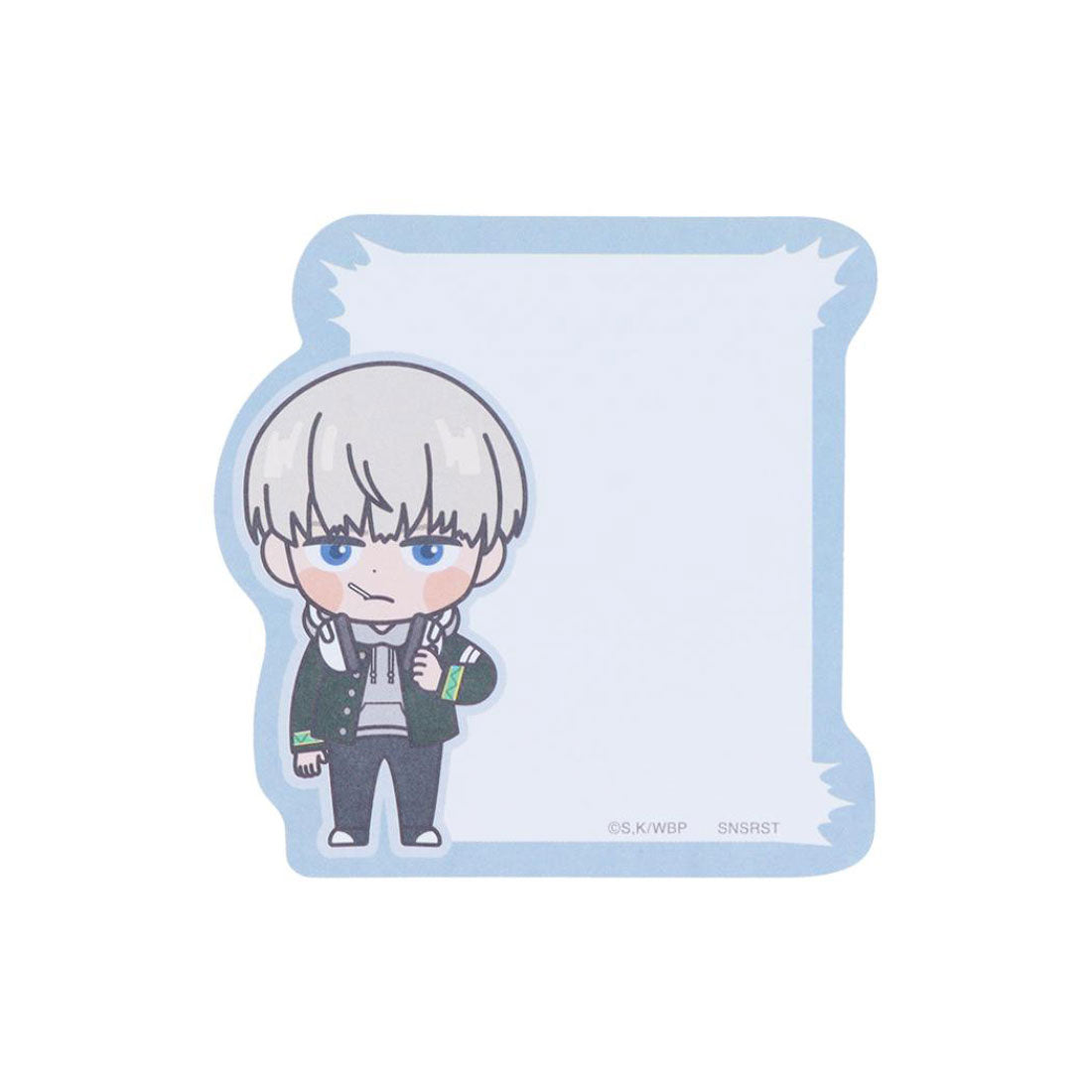 シネマコレクション cinemacollection WIND BREAKER ウィンドブレイカー 付箋 ダイカット付箋 梶 蓮 サンスター文具 新学期準備文具 アニメキャラクター グッズ ブルー