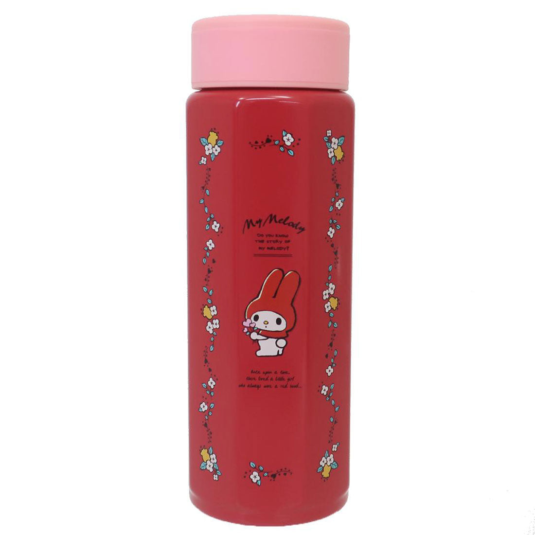 シネマコレクション cinemacollection マイメロディ 保温保冷水筒 八角形ステンレスボトル 500ml フラワーレトロ サンリオ スケーター 直飲み キャラクター グッズ 【返品不可商品】 レッド