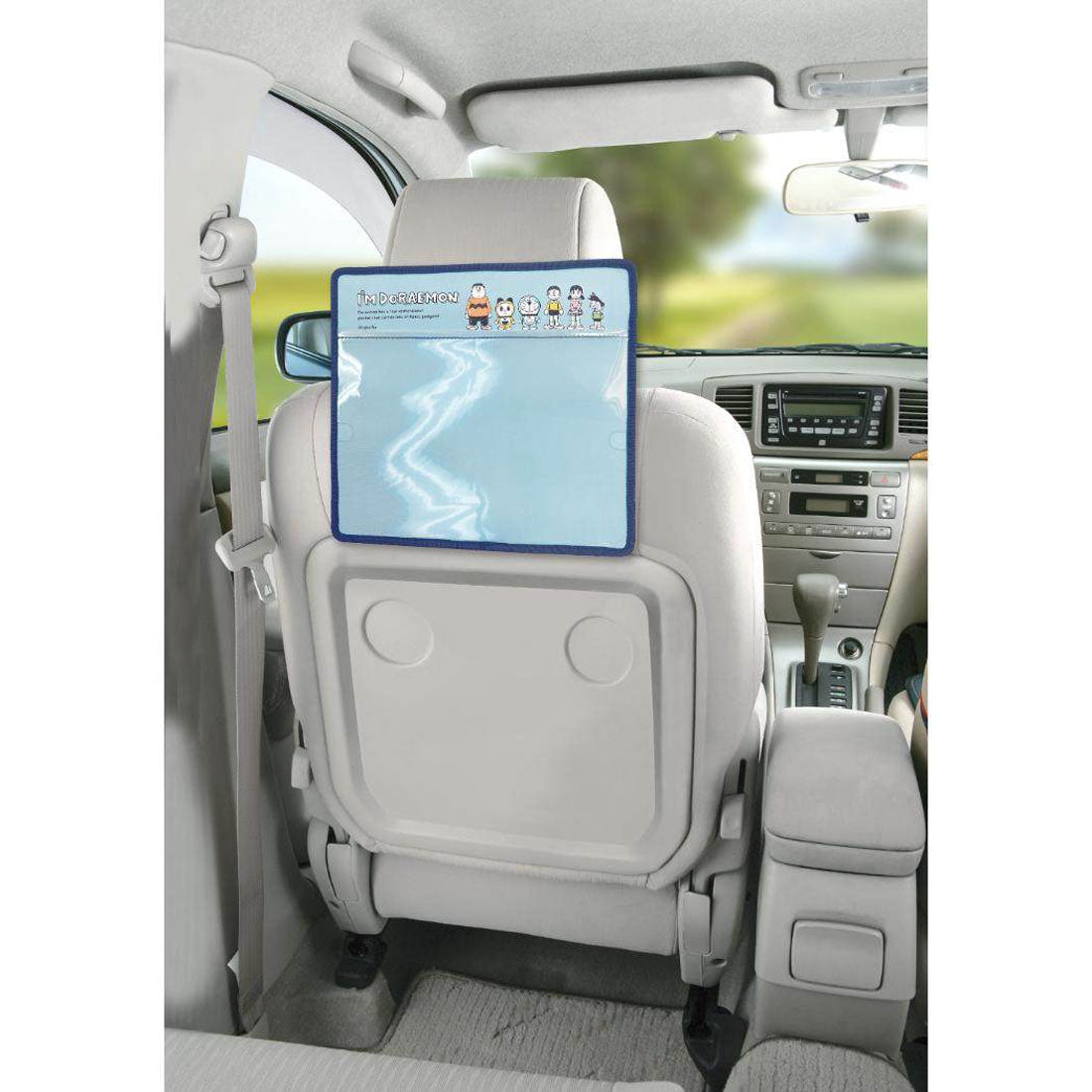 シネマコレクション cinemacollection アイムドラえもん リアシートポケット タブレットポケット サンリオ 三金商事 MEIHO タブレット収納 後部座席 アニメキャラクター グッズ ブルー