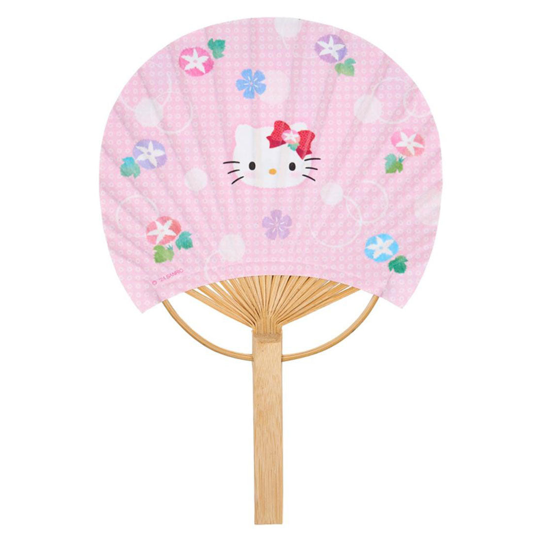 シネマコレクション cinemacollection ハローキティ グリーティングカード シヨチユウJSP 19-5 サマー ハローキティ風鈴竹うちわ サンリオ 暑中お見舞い キャラクター グッズ ピンク