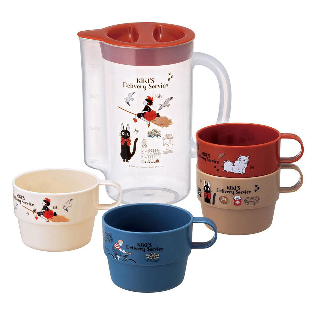 シネマコレクション cinemacollection 魔女の宅急便 プラカップ ケース付スタッキングコップ スタジオジブリ スケーター 食器 キッズ 子供 子ども こども キャラクター グッズ 【返品不可商品】 レッド