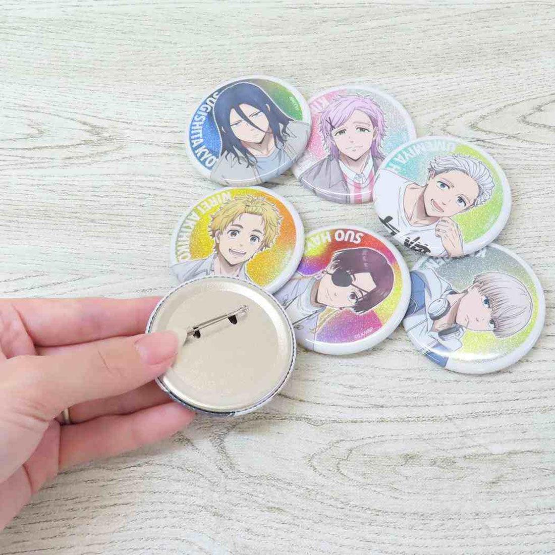 シネマコレクション cinemacollection WIND BREAKER ウィンドブレイカー 缶バッジ グリッターカンバッジvol.2 杉下 アイアップ コレクション雑貨 アニメキャラクター グッズ マルチカラー