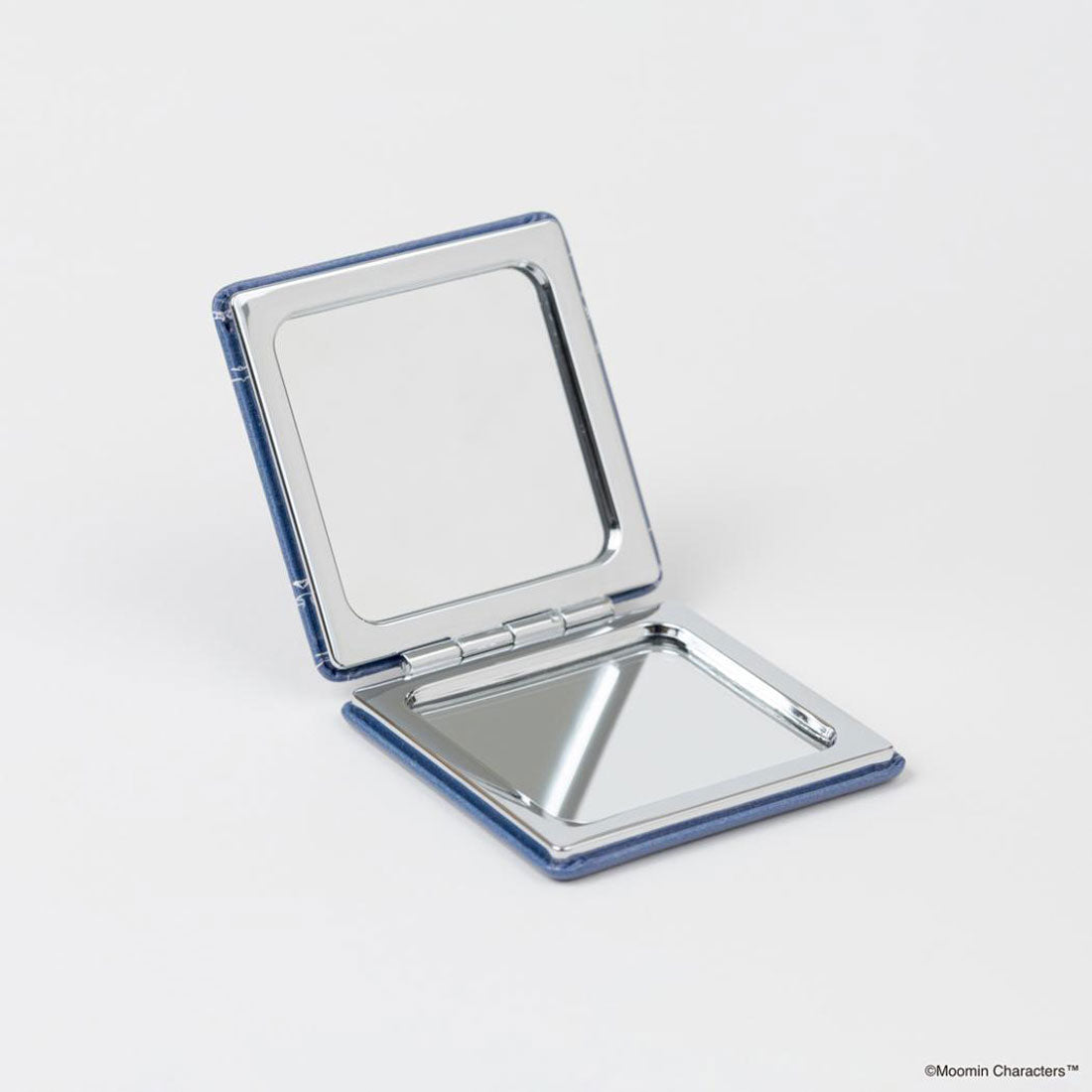 シネマコレクション cinemacollection ムーミン 手鏡 コンパクトミラー MOOMIN REPEAT 北欧 エフエービージャパン 折りたたみミラー キャラクター グッズ ネイビー