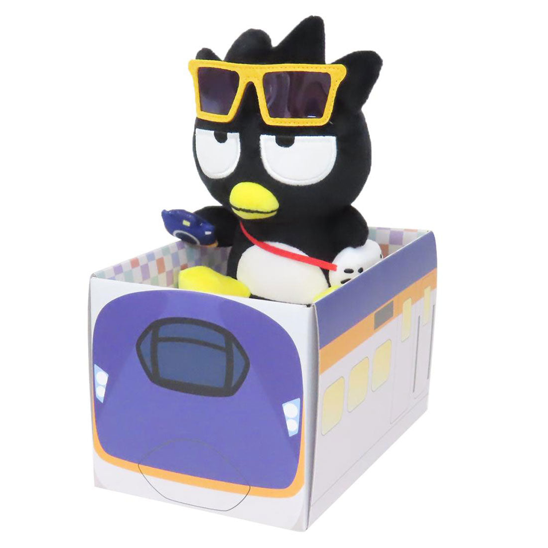ぬいぐるみ Mamaru Cinema Collection Bad Bats Maru Plush Doll with Shinkansen Box Include