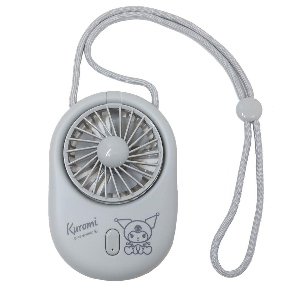 シネマコレクション cinemacollection クロミ 携帯用扇風機 ハンズフリーファン サンリオ カミオジャパン 熱中症対策 USB充電 キャラクター グッズ【返品不可商品】 グレー