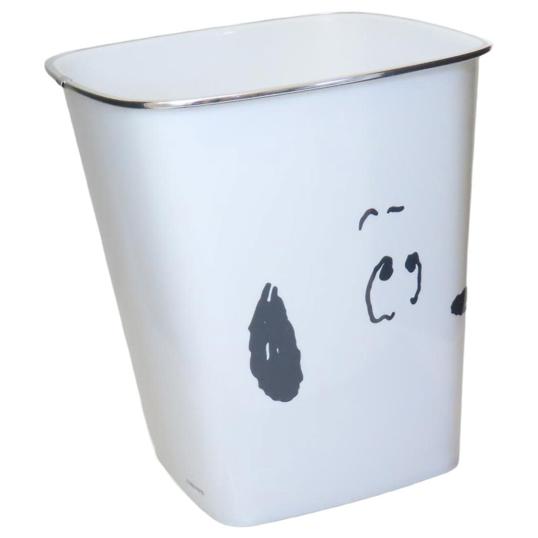 シネマコレクション cinemacollection スヌーピー ゴミ箱 スクエアプラダストボックス フェイス ピーナッツ ティーズファクトリー ごみ箱 小物入れ キャラクター グッズ ホワイト