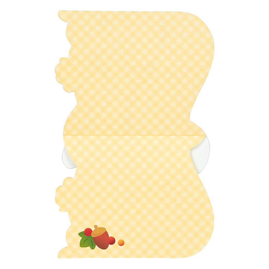 シネマコレクション cinemacollection グリーティングカード アキ JAU5-5 ダイカットカード 秋 ふかふかリス サンリオ メッセージカード 多目的 グッズ 他