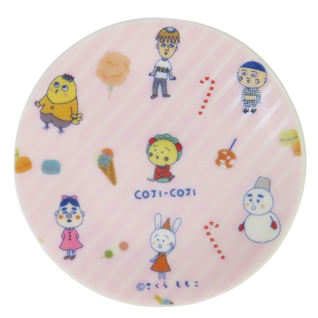 シネマコレクション cinemacollection コジコジ 醤油皿 小皿 総柄 さくらももこ マリモクラフト 豆皿 ミニプレート アニメキャラクター グッズ 【返品不可商品】 他