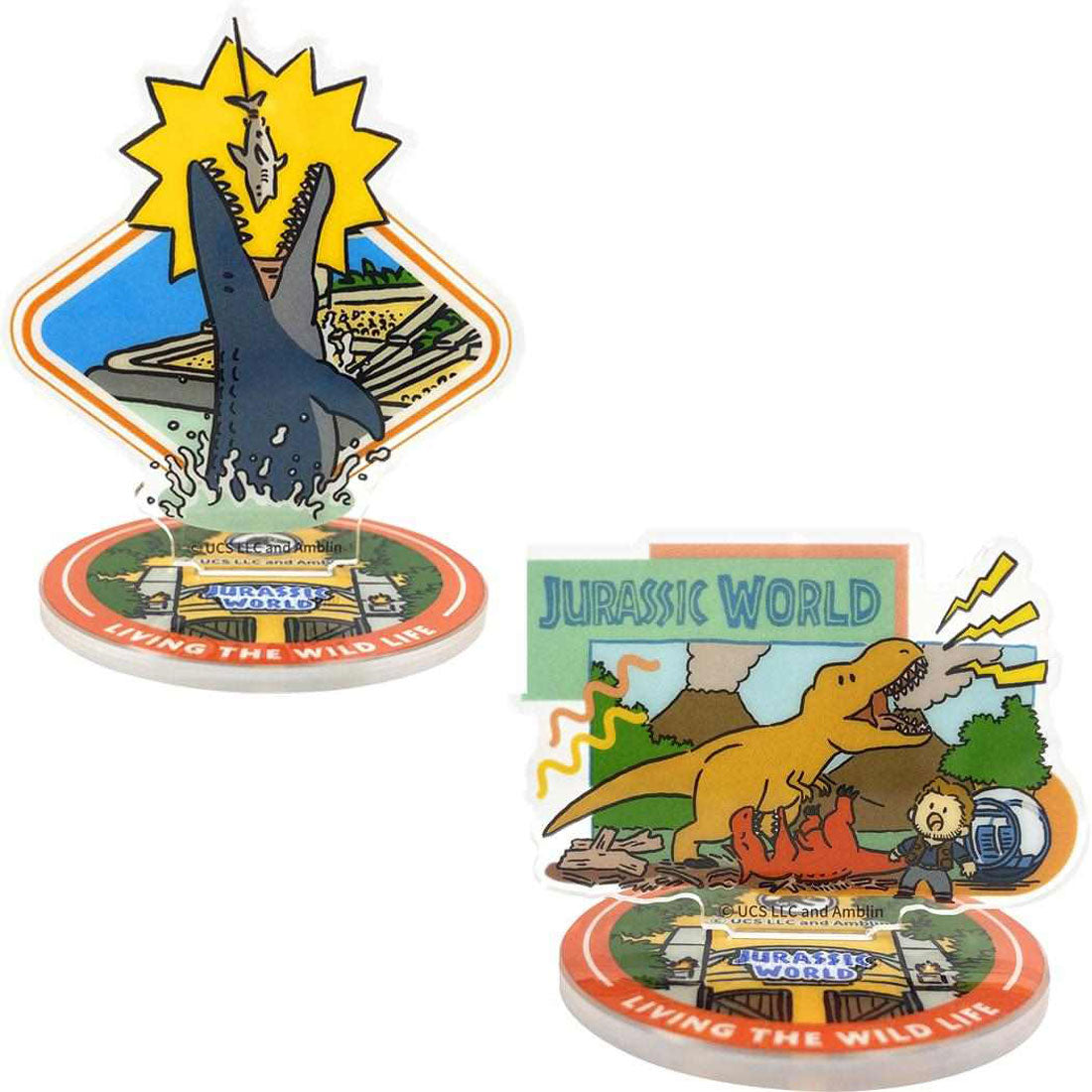 シネマコレクション cinemacollection ジュラシックワールド アクスタ ブラインドアクリルスタンド 全14種の内どれか1個 恐竜 インロック コレクション雑貨 映画キャラクター グッズ マルチカラー