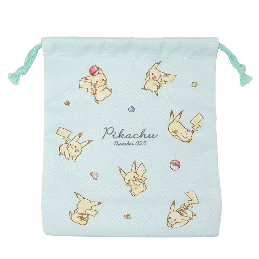 シネマコレクション cinemacollection ポケットモンスター 巾着袋 マチ付ききんちゃくポーチ きのみとモンスターボールとピカチュウと ポケモン カミオジャパン ランチグッズ キャラクター グッズ 他