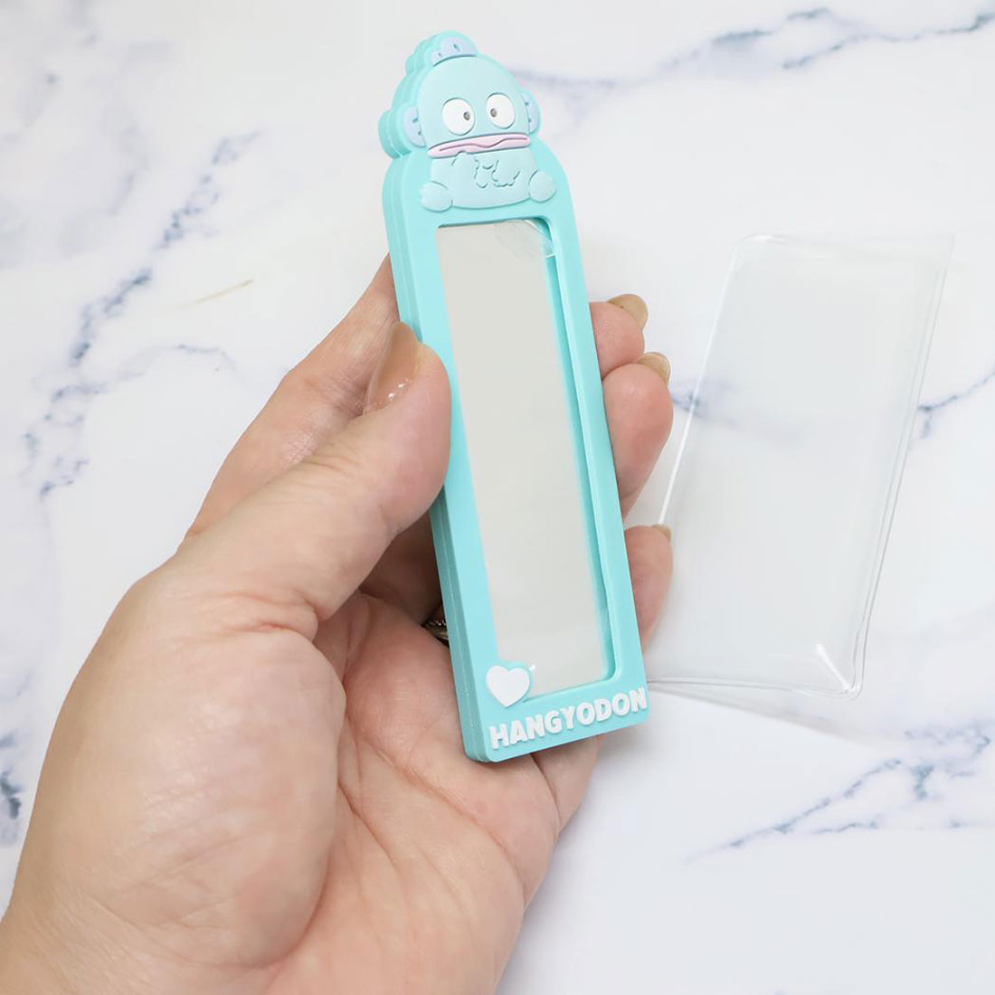 シネマコレクション cinemacollection ハンギョドン 手鏡 スリムラバーミラー サンリオ カミオジャパン コンパクトミラー キャラクター グッズ 他