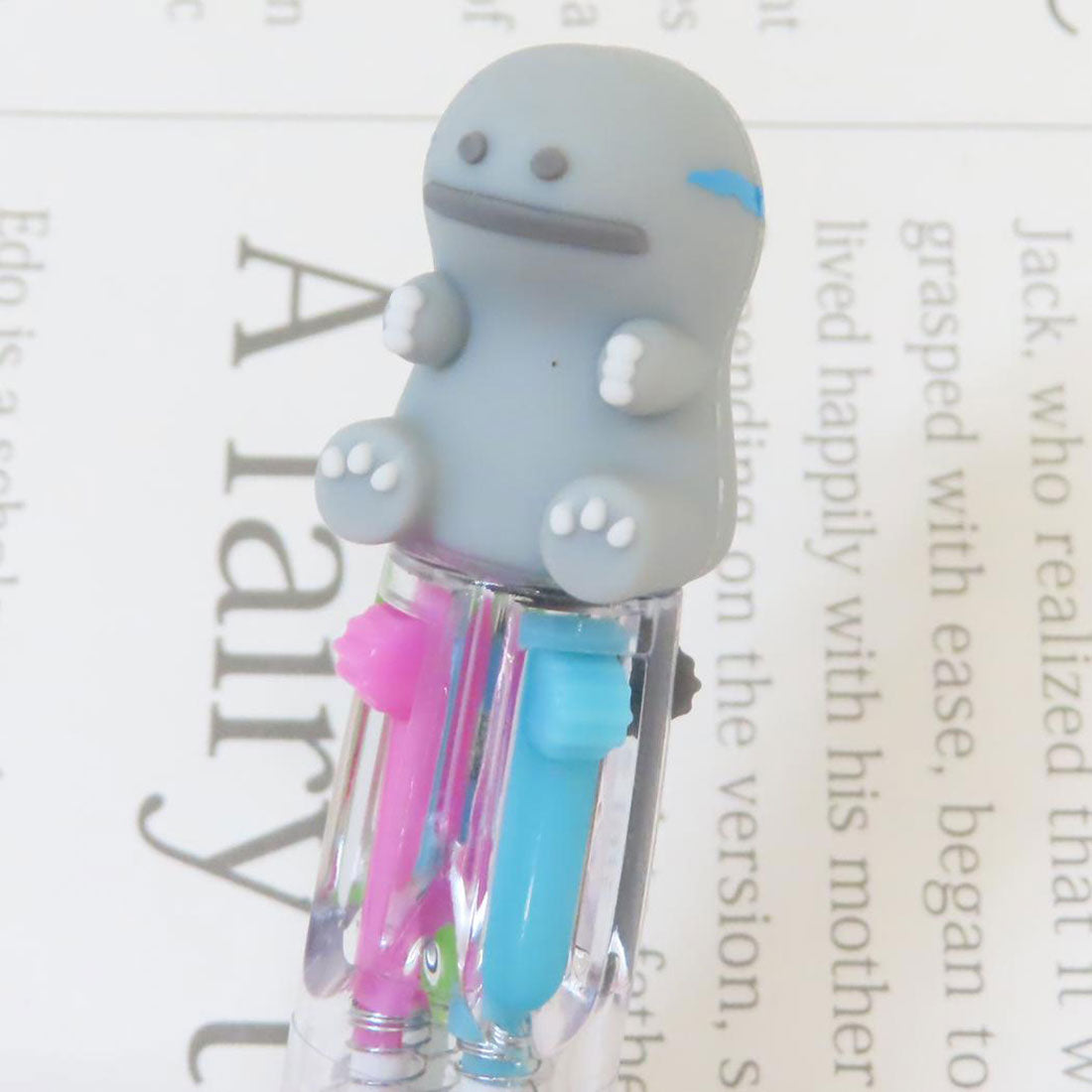 シネマコレクション cinemacollection ちびジュラシックワールド ボールペン マスコット付きミニボールペン ぶるー 恐竜 カミオジャパン 新学期準備文具 映画キャラクター グッズ 他