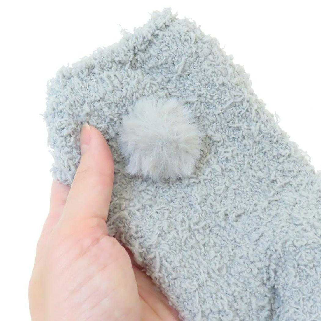 シネマコレクション cinemacollection 女性用防寒靴下 もこもこルームソックス ムームーシュナ グレイ フレンズヒル FRIENDSHILL ウォーマー雑貨 防寒用品 グッズ 他