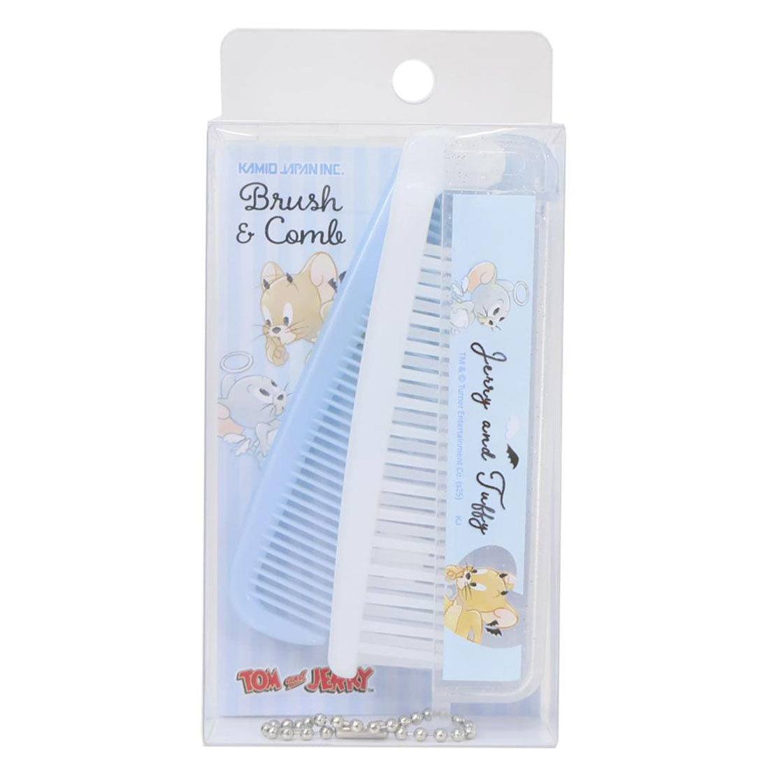 Cinema Collection Tom and Jerry Hairbrush Folding Brush & Comb Cute At