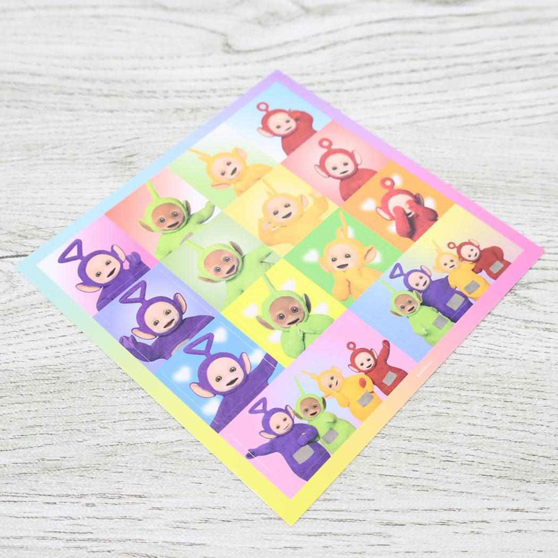 シネマコレクション cinemacollection テレタビーズ シールシート ステッカーシート Green Flash デコシール キャラクター グッズ マルチカラー