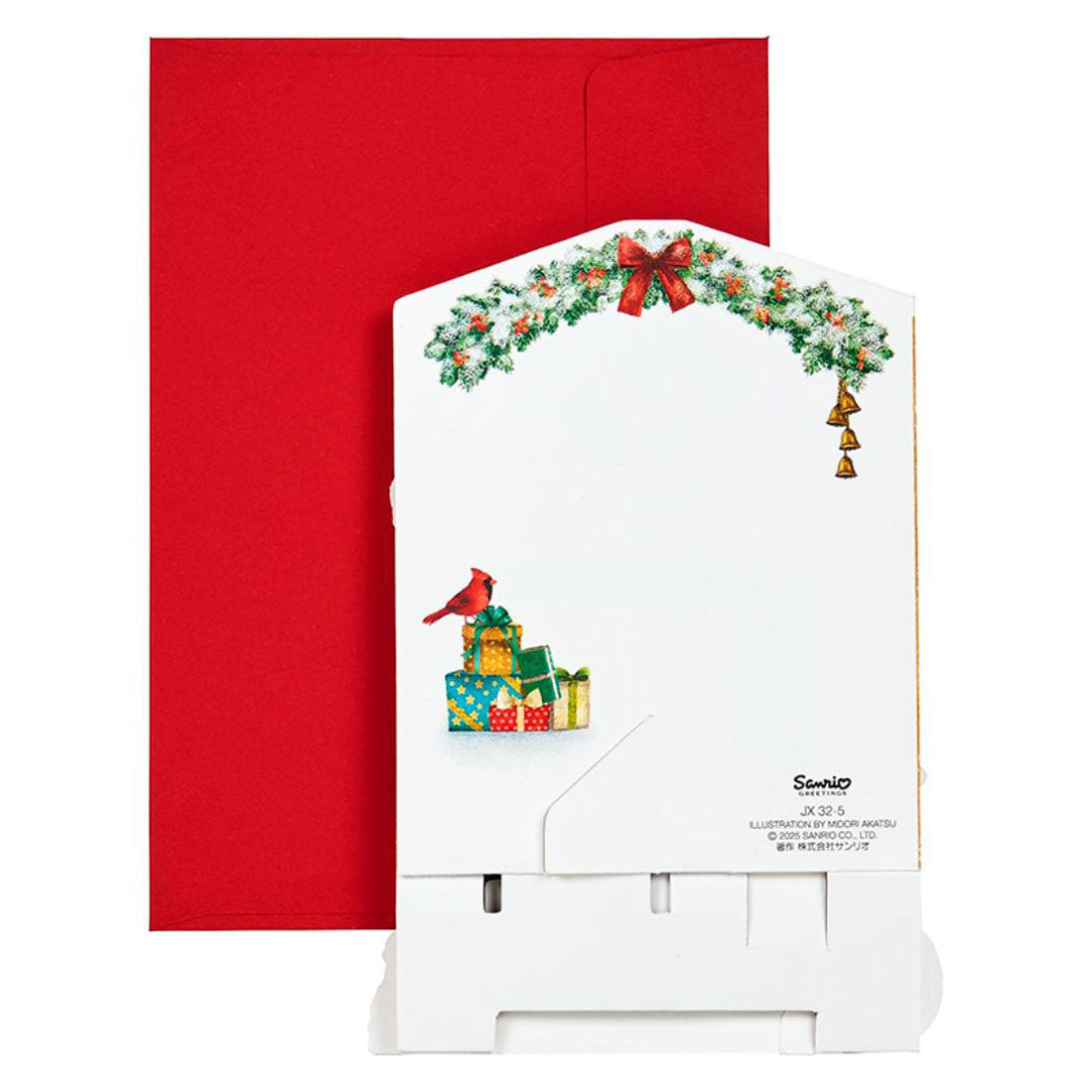 シネマコレクション cinemacollection CHRISTMAS グリーティングカード クリスマスカード JX 32-5 窓の前にスノーマン サンリオ プレゼント メッセージカード グッズ 他