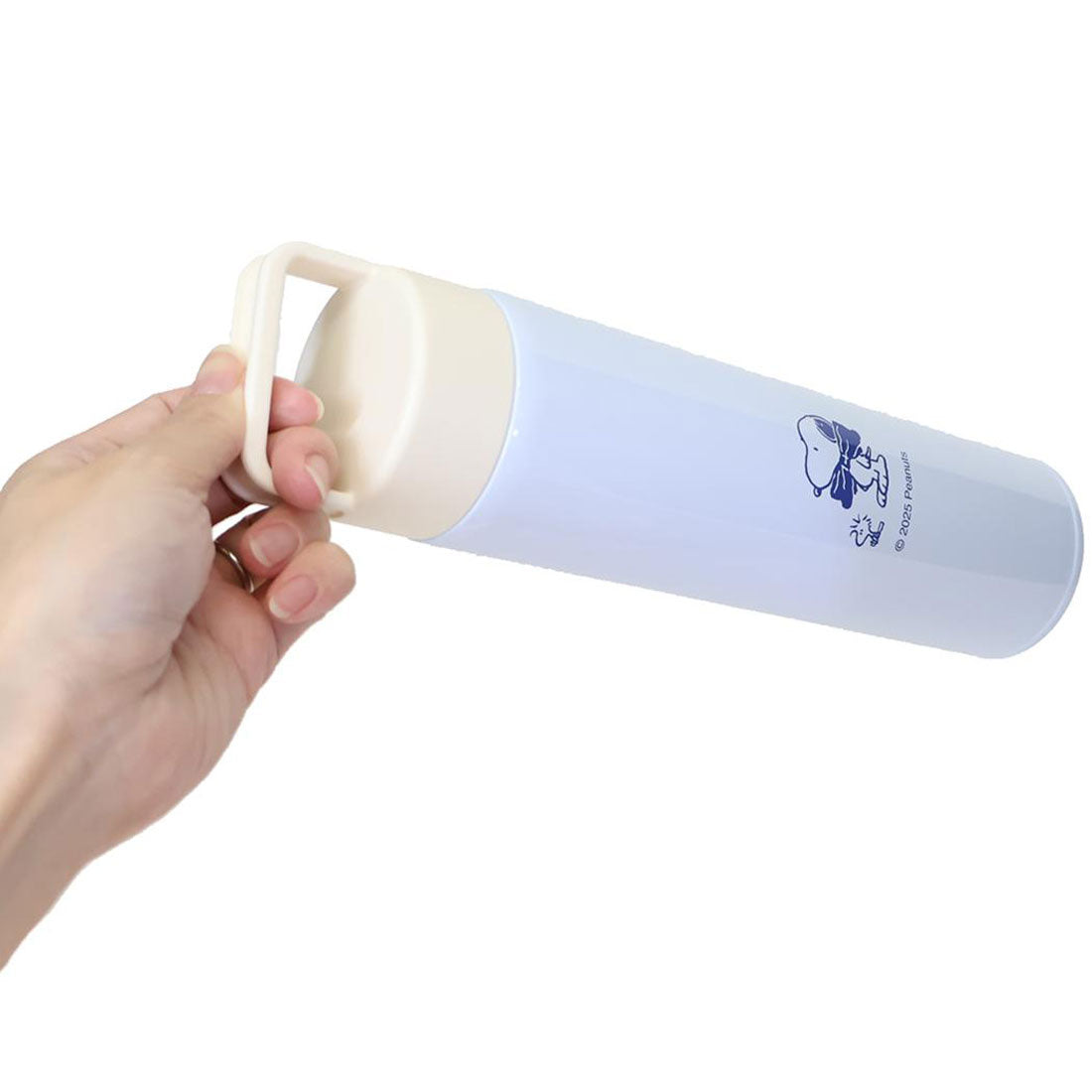 シネマコレクション cinemacollection スヌーピー 保温保冷水筒 ステンレスボトル550mL おしゃれリボン ピーナッツ カミオジャパン プレゼント キャラクター グッズ 【返品不可商品】 ブルー