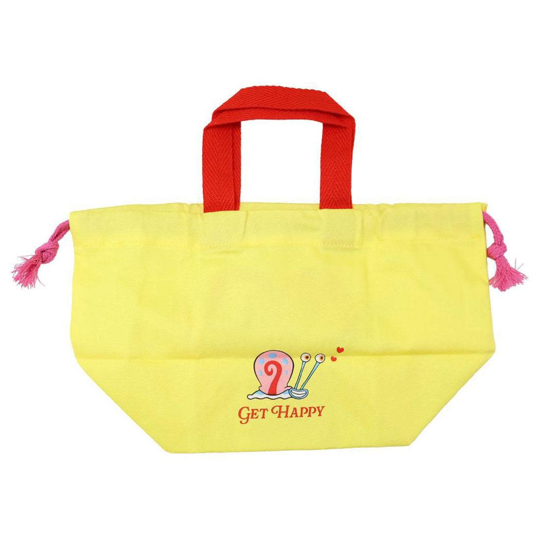 シネマコレクション cinemacollection スポンジボブ ランチ巾着 ランチバッグ HEART ANGEL 大西賢製販 お弁当きんちゃく キャラクター グッズ イエロー