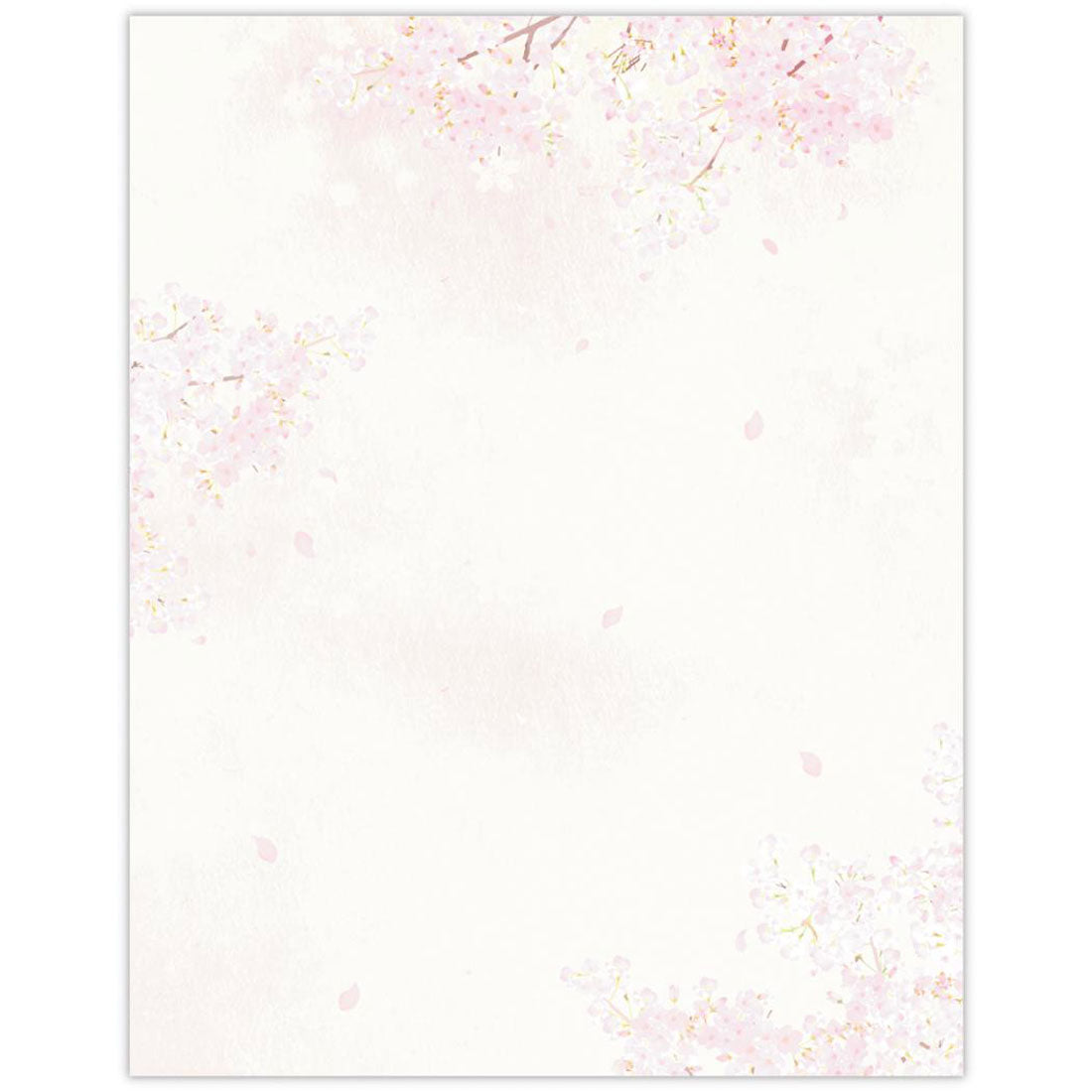 シネマコレクション cinemacollection 便箋 桜柄レターパッド 2柄10枚入り おぼろ桜 日本ホールマーク 入学 卒業 お祝いメッセージ 手紙 便せん グッズ マルチカラー
