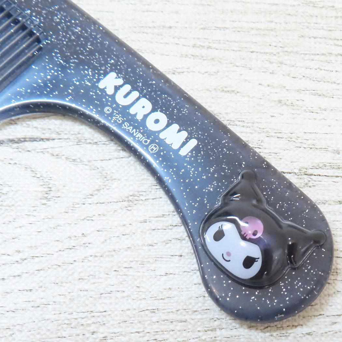 シネマコレクション cinemacollection クロミ くし フラットコーム サンリオ ヘアブラシ キャラクター グッズ 【返品不可商品】 ブラック