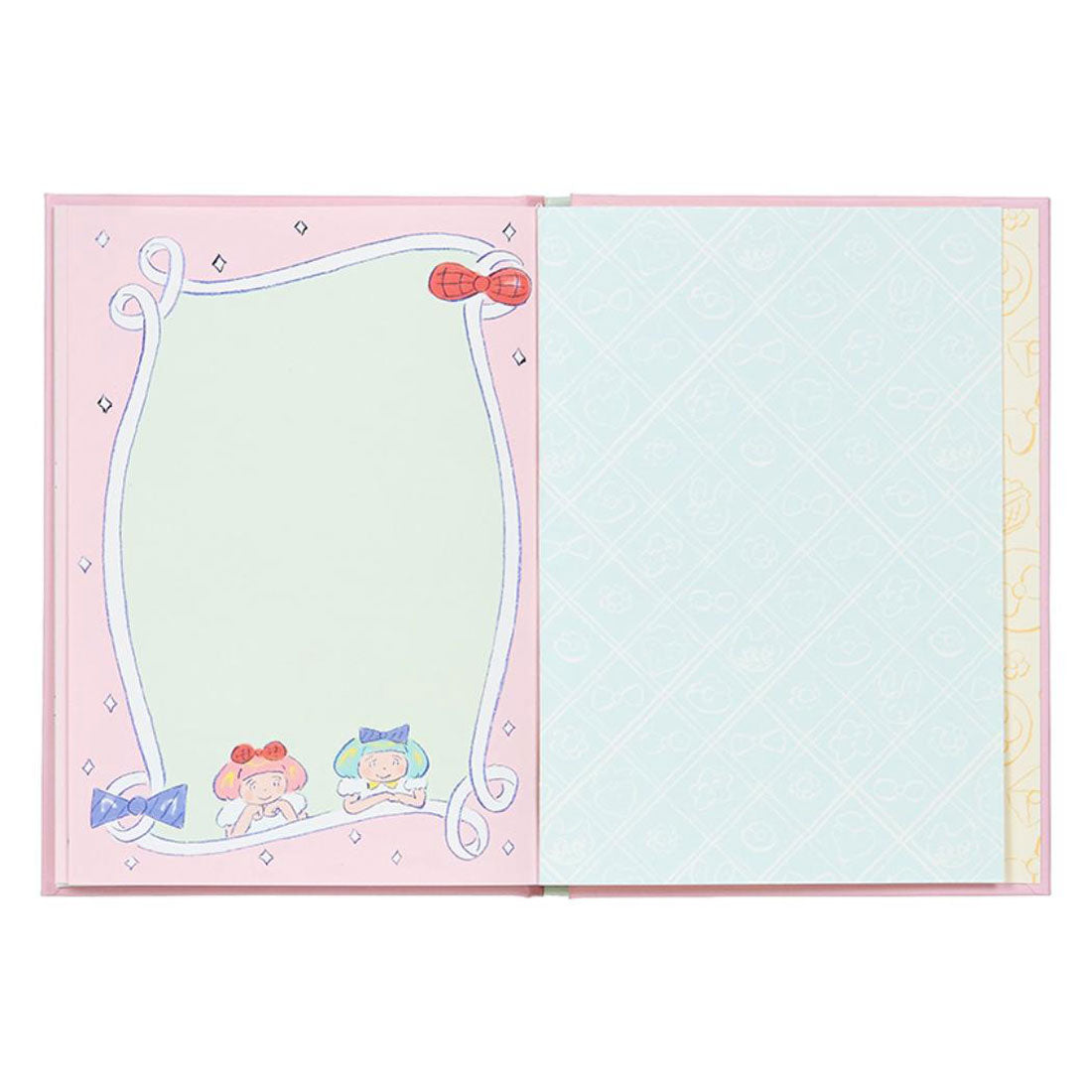 シネマコレクション cinemacollection ふたりぼんちゃん グリーティングカード バースデーBD307-5 誕生日祝い 絵本 リボンの枠の中にふたり 北澤平祐 サンリオ メッセージブック お祝い グッズ マルチカラー