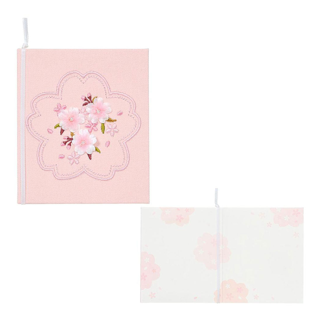 シネマコレクション cinemacollection グリーティングカード ハルJSC 2-6 刺しゅう桜 サンリオ メッセージカード プレゼント グッズ ピンク