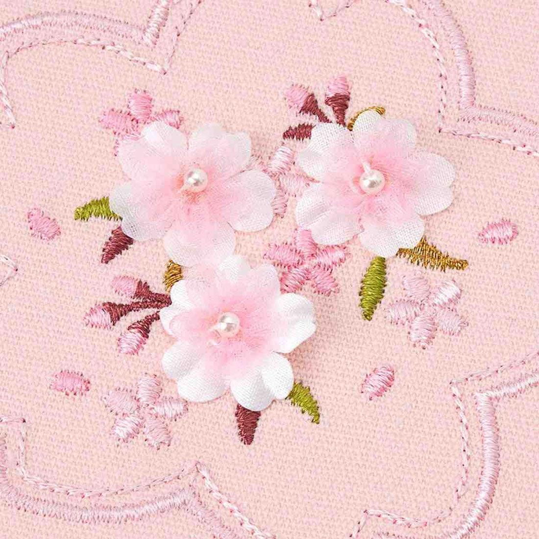 シネマコレクション cinemacollection グリーティングカード ハルJSC 2-6 刺しゅう桜 サンリオ メッセージカード プレゼント グッズ ピンク