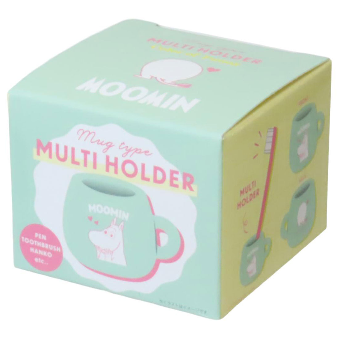 シネマコレクション cinemacollection ムーミン 収納用品 マグ型マルチホルダー color of funny 北欧 ティーズファクトリー ペンスタンド 歯ブラシスタンド 印鑑スタンド キャラクター グッズ グリーン