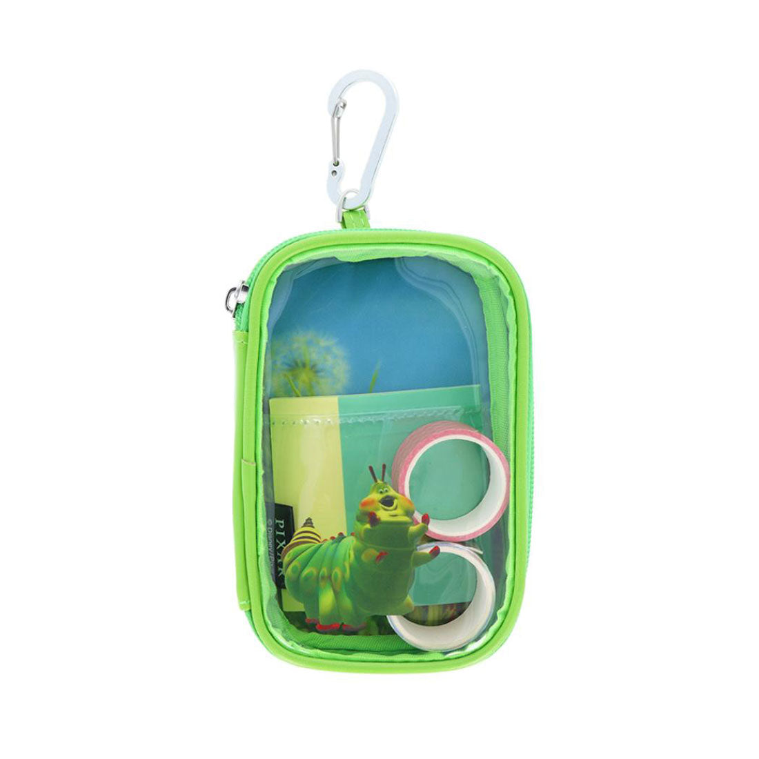 シネマコレクション cinemacollection バグズライフ ミニポーチ キャリーポーチ PIXAR ディズニー サンスター文具 小物入れ キャラクター グッズ グリーン