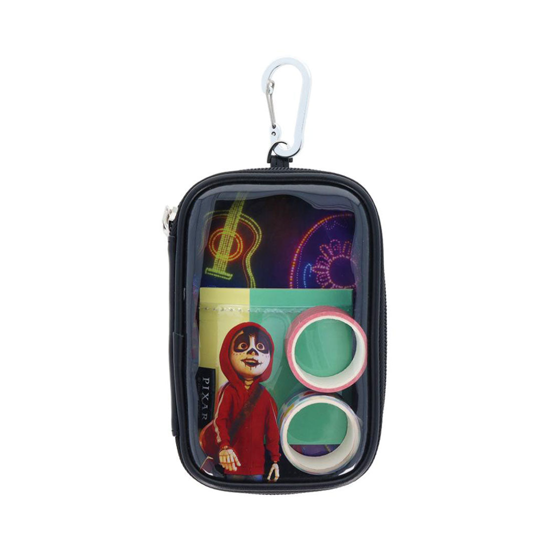 シネマコレクション cinemacollection リメンバーミー ミニポーチ キャリーポーチ PIXAR ディズニー サンスター文具 小物入れ キャラクター グッズ ブラック