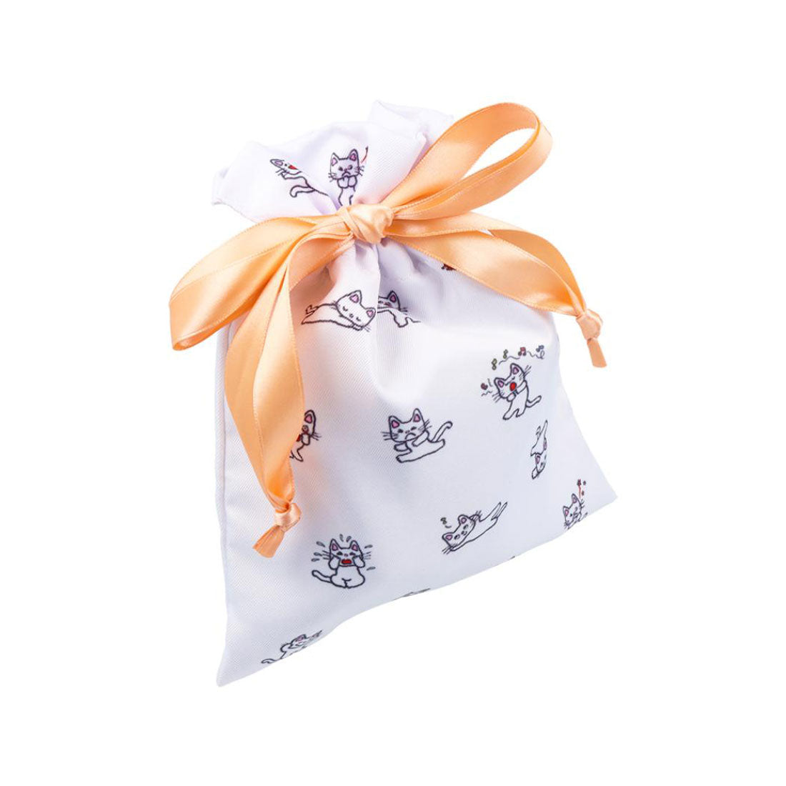 シネマコレクション cinemacollection ノンタン 巾着袋 きんちゃくポーチ A サンスター文具 小物入れ 絵本キャラクター グッズ ホワイト