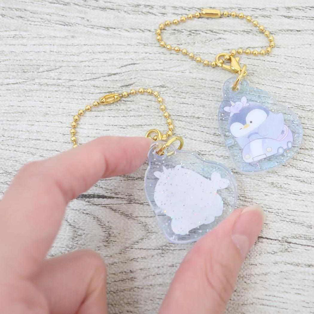 シネマコレクション cinemacollection むぎゅっと キーチェーン プチおそろいキーホルダー おもち&らむね クーリア プレゼント かわいい グッズ マルチカラー