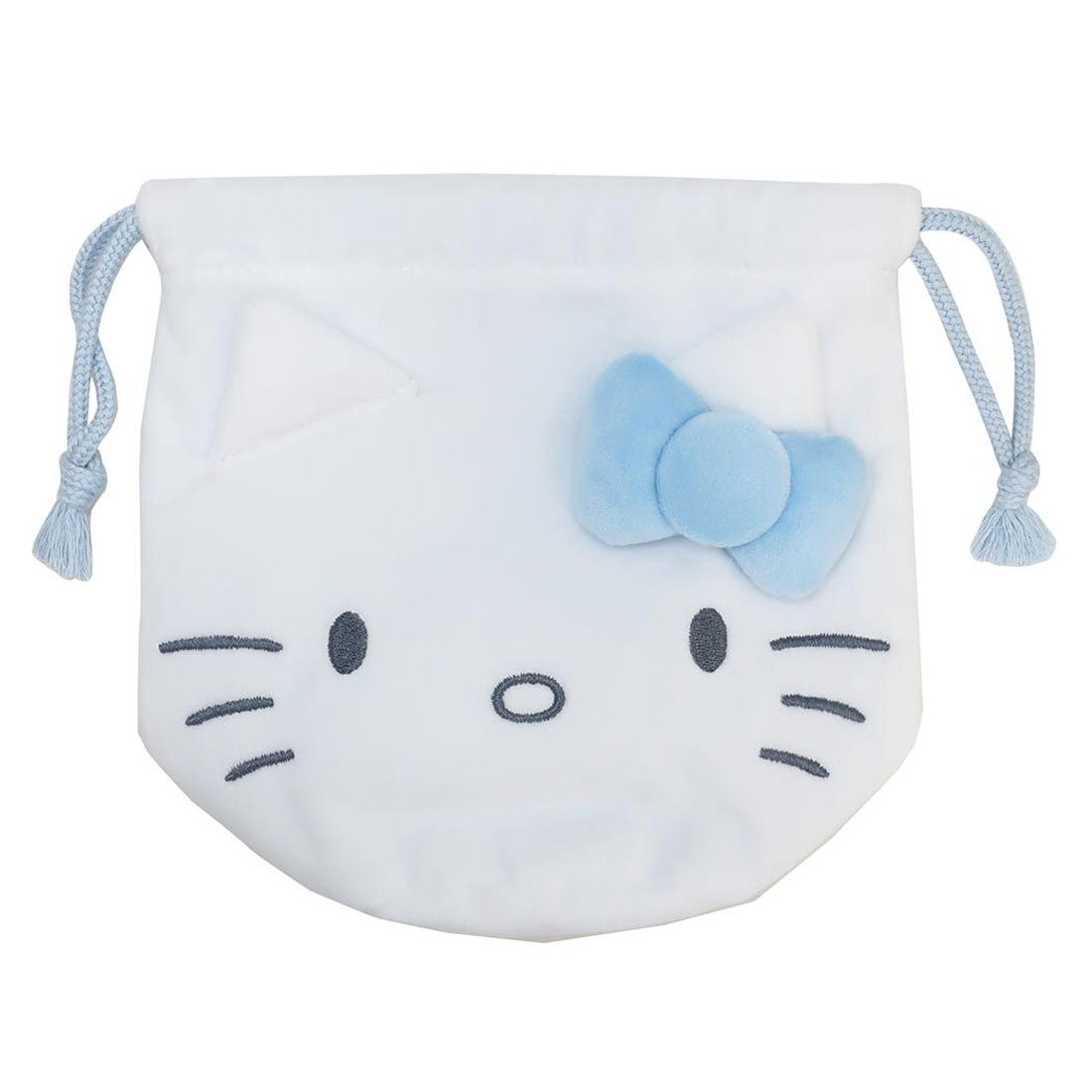シネマコレクション cinemacollection ハローキティ 巾着 フェイス巾着 サンリオ マリモクラフト 小物入れ キャラクター グッズ ホワイト