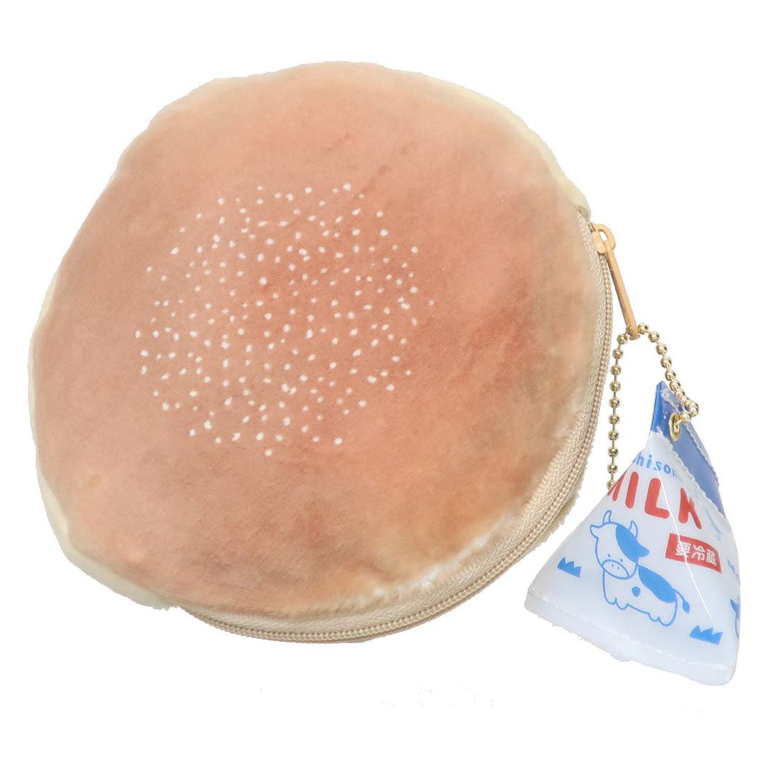 シネマコレクション cinemacollection コスメポーチ パロディポーチ あんぱん カミオジャパン 小物入れ おもしろ雑貨 グッズ ベージュ