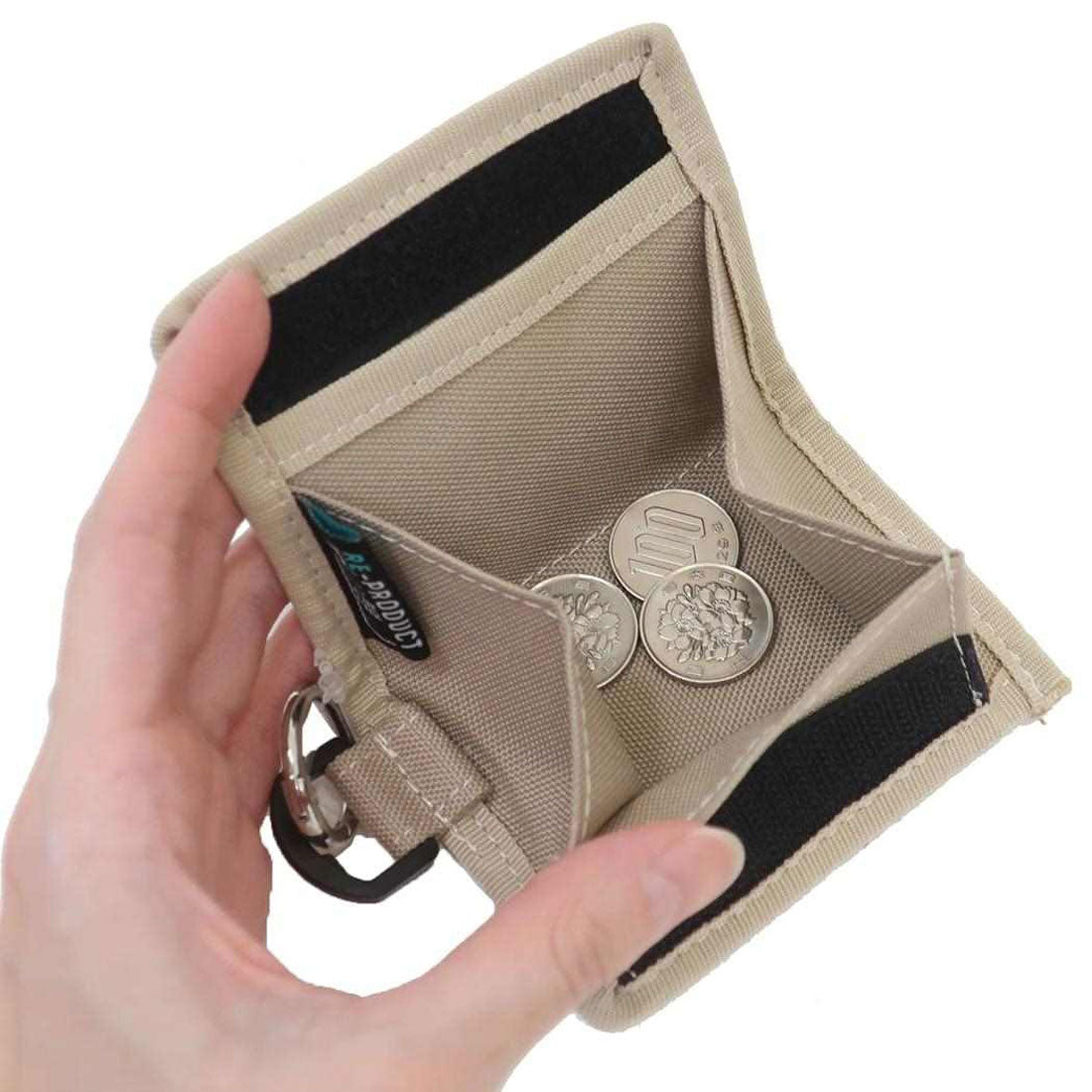 シネマコレクション cinemacollection スヌーピー 小銭入れ RE-PET 2つ折りコインポーチ BE ピーナッツ マリモクラフト コインケース キャラクター グッズ ベージュ