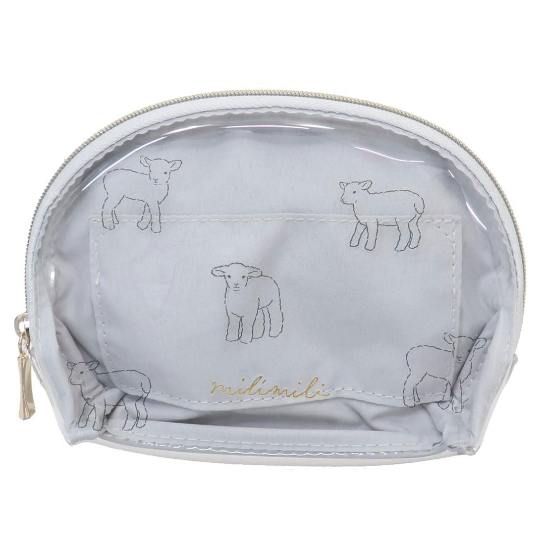 シネマコレクション cinemacollection ミリミリ ミニポーチ ティッシュポーチ ヒツジ アニマル クーリア 小物入れ ポケットティッシュケース かわいい グッズ ブルー