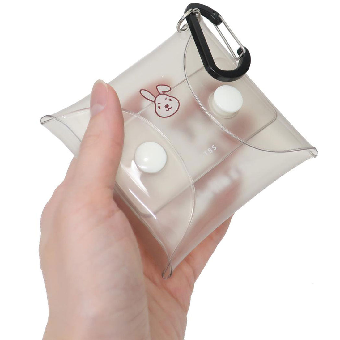 シネマコレクション cinemacollection ラッピー ミニポーチ クリアマルチケースSS BE マリモクラフト 小物入れ キャラクター グッズ ホワイト