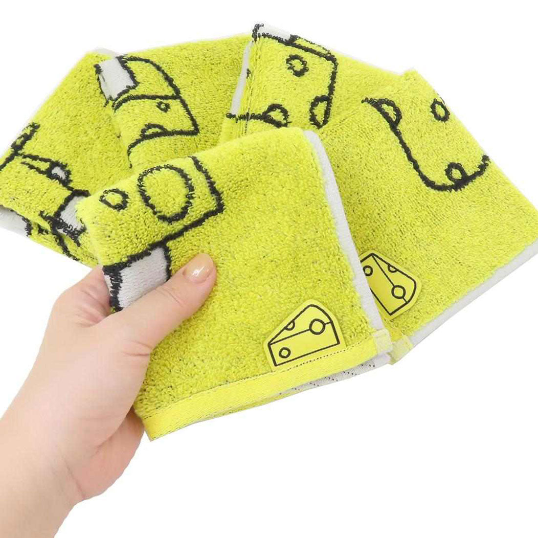 シネマコレクション cinemacollection ねずみのANDY ミニタオル ジャガードハンカチタオル すっぽりアンディ アンディ 丸眞 汗拭きタオル キャラクター グッズ イエロー