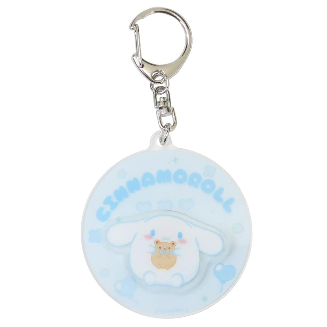 シネマコレクション cinemacollection シナモロール キーリング スピニングキーホルダー サンリオ カミオジャパン プレゼント キャラクター グッズ ブルー