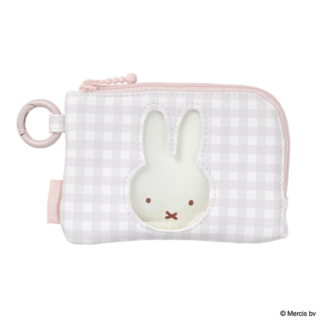 シネマコレクション cinemacollection ミッフィー 定期入れ コイン&パスケース BRUNA PLAID ピンク ディックブルーナ エフエービージャパン ICカードケース 小銭入れ 絵本キャラクター グッズ ピンク