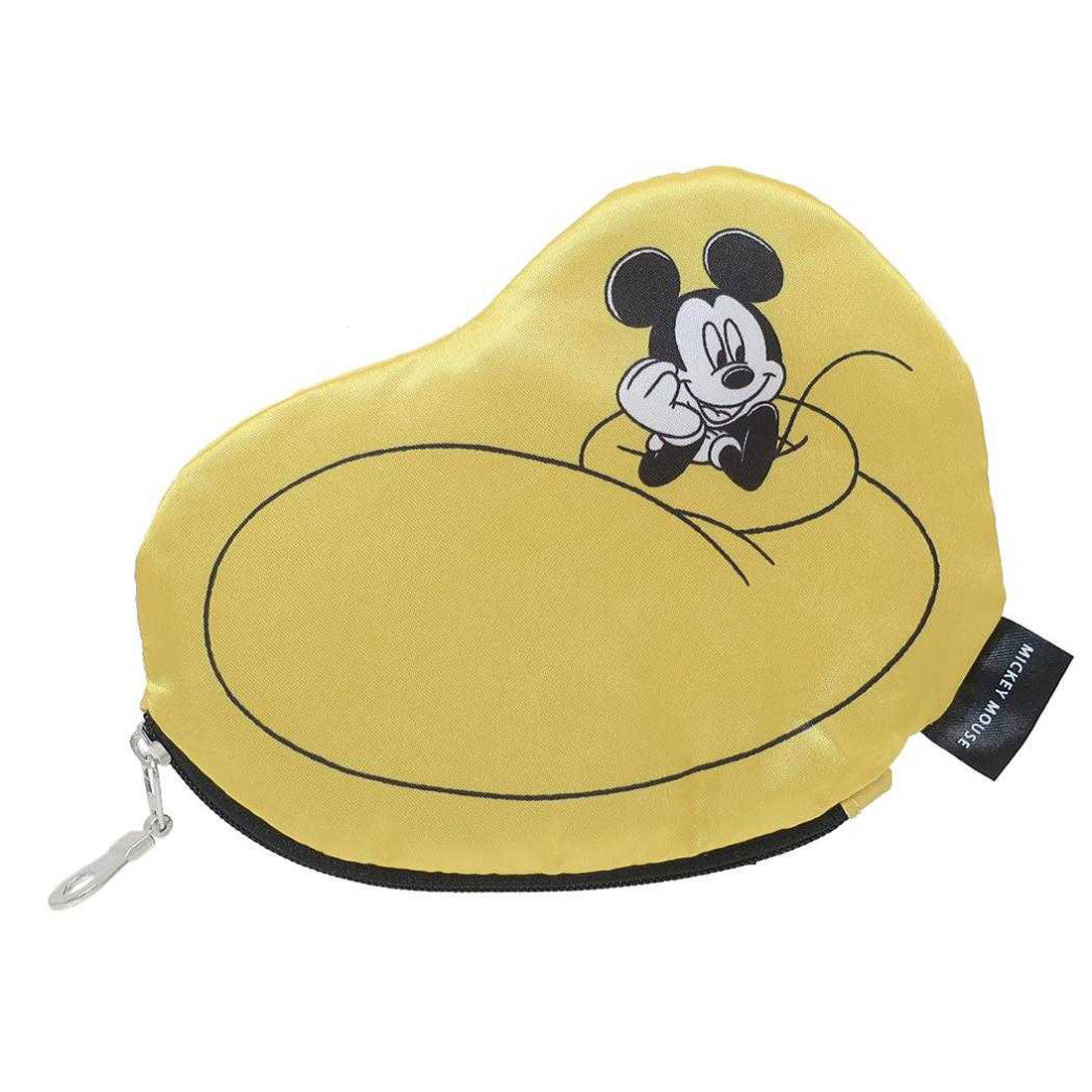 シネマコレクション cinemacollection ミッキーマウス ミニポーチ ダイカットポーチ YE ディズニー マリモクラフト 小物入れ キャラクター グッズ イエロー