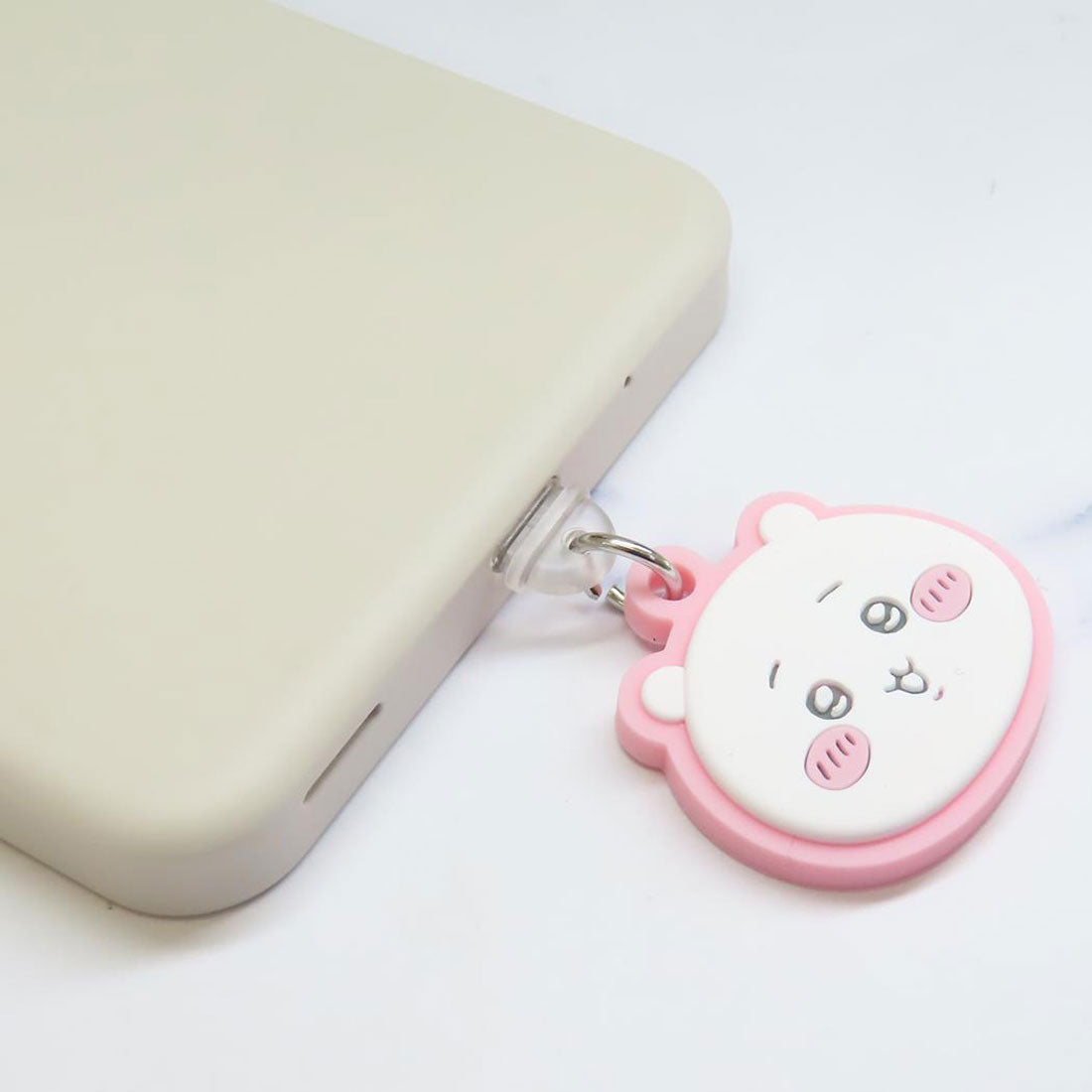 シネマコレクション cinemacollection ちいかわ スマホアクセ USB Type-C対応コネクタチャーム グルマンディーズ 汚れ防止 キャラクター グッズ ピンク